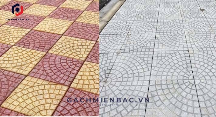 Hình ảnh thực tế gạch Lát Terrazzo MB-124