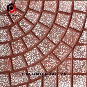 Gạch lát terrazzo MB-124 đỏ
