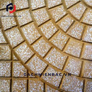 Gạch lát terrazzo MB-124 vàng