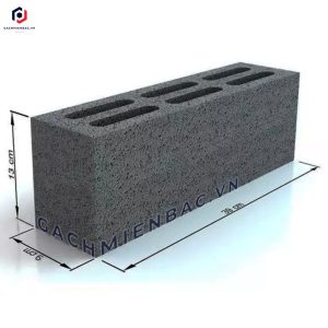 Gạch block xây tường 3 vách