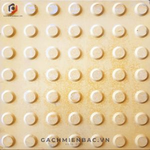 Gạch dừng bước giả đá màu vàng