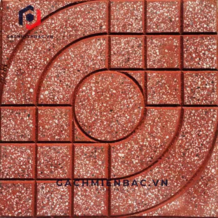 Gạch lát terrazzo MB-1002 đỏ