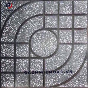 Gạch lát terrazzo MB-1002 ghi tại nhà máy gạch Miền Bắc