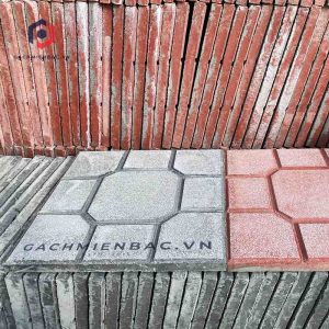 Gạch lát terrazzo MB-129 ghi tại nhà máy gạch Miền Bắc