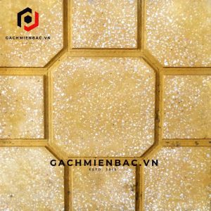 Gạch lát terrazzo MB-129 vàng