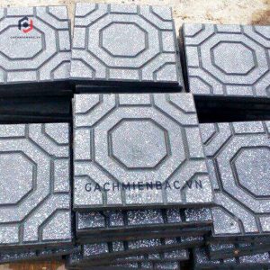 Gạch lát terrazzo MB-141 ghi tại nhà máy gạch Miền Bắc