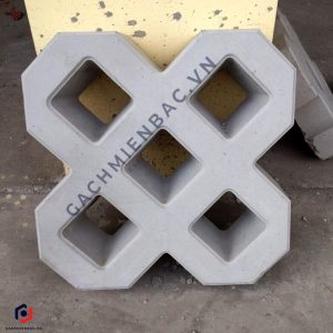Gạch 5 lỗ trồng cỏ bóng